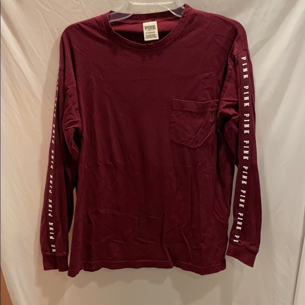 PINK VS LONG SLEEVE TEE